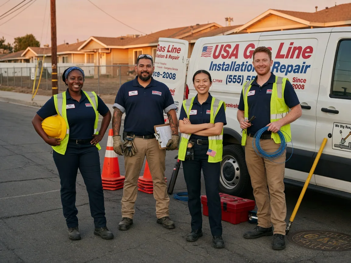 Gas Line Installation company in Liverpool, IL